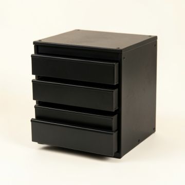 Field Arc Small-Parts Storage Drawer Cabinet (synthetic illustration; no displayed measurements)