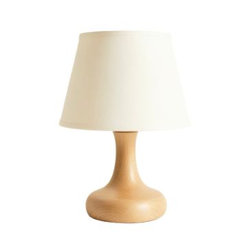 Sage Bridge Table Lamp With A Plain Fabric Shade - Ivory
