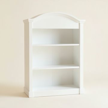 Glen Dell Freestanding Bookcase - White (synthetic illustration; no displayed measurements)
