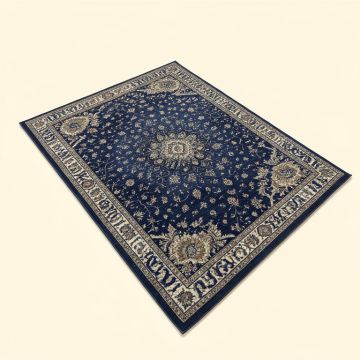 Northington Oriental Blue/Navy Area Rug (synthetic illustration; no displayed measurements)
