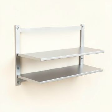 Luna 8.66 '' W X 8.66 '' H X 14.17 '' D Wall Mounted Bathroom Shelves (synthetic illustration; no displayed measurements)