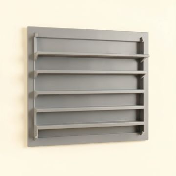 Flint Branch Empty Wall-Mounted Tool Organizer Panel - Gray (synthetic illustration; no displayed measurements)