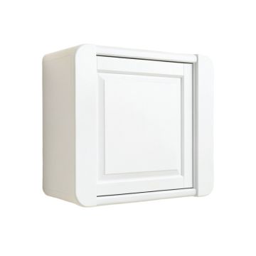Spruce Dale Wall-Mounted Entry Cabinet - White