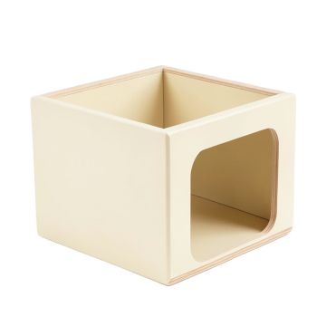 Juniper Crest Empty Furniture-Style Litter Enclosure - Cream