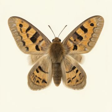 Moths : E. Pudica , E. Pantheria , S. Caecigena , L. Lineosa By W. F. Kirby Painting Print (synthetic illustration; no displayed measurements)