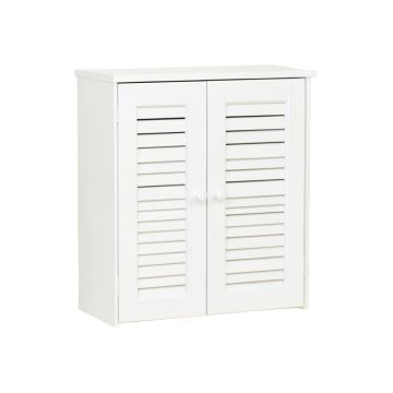 Cliff Branch Wall-Mounted Laundry Cabinet - White