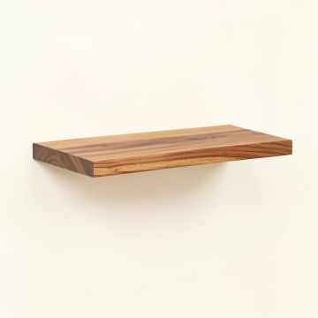 Moa™ Teak Flat Floating Shelf (synthetic illustration; no displayed measurements)
