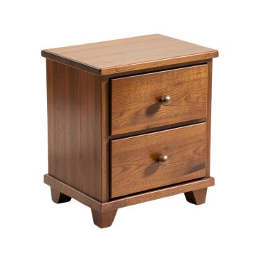 Everly Wooden 2 Drawer Nightstand (synthetic illustration; no displayed measurements)