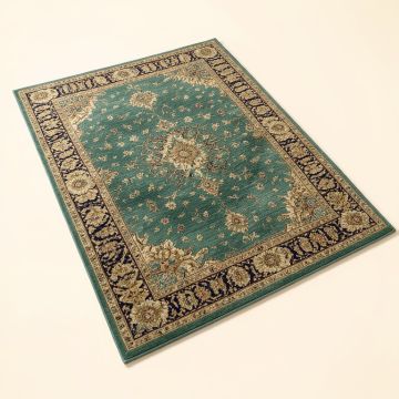 Dittmar Oriental Teal Indoor/Outdoor Area Rug (synthetic illustration; no displayed measurements)