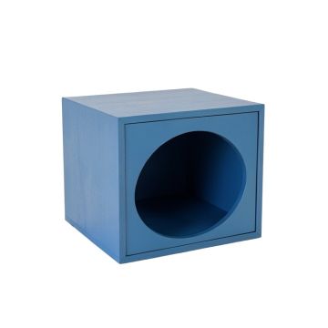 Spruce Edge Wall-Mounted Cat Perch - Blue