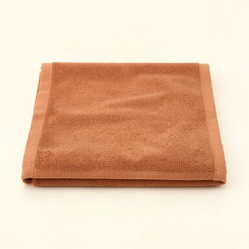 River Arc Bath Towel - Terracotta (synthetic illustration; no displayed measurements)