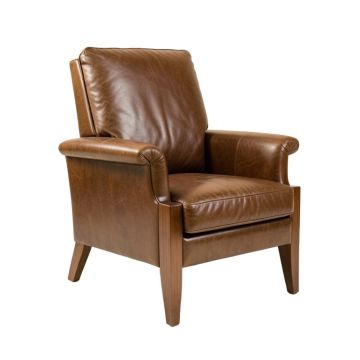 Eastgate 30 '' Wide Top Grain Leather Club Chair