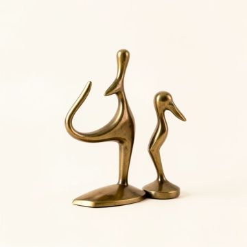 Bruck 2 Piece Metal Mini Decor Iron Sculpture Set (synthetic illustration; no displayed measurements)