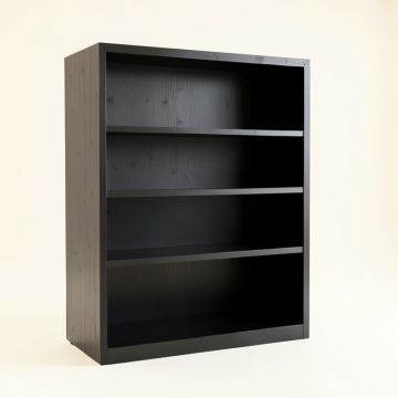 Birch Field Freestanding Bookcase - Black (synthetic illustration; no displayed measurements)