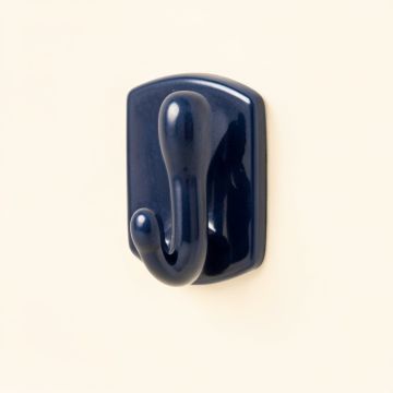 Maple Crossing Wall-Mounted Robe Hook - Navy (synthetic illustration; no displayed measurements)