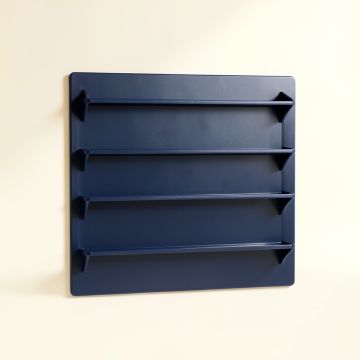 Ridge Canyon Empty Wall-Mounted Tool Organizer Panel - Navy (synthetic illustration; no displayed measurements)