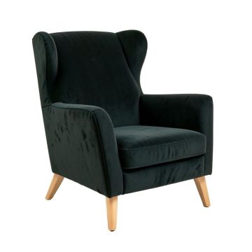 Nestor 27.6 '' Wide Velvet Wingback Chair