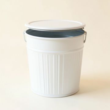 Fern Brook Closed Garden Compost Bin - White (synthetic illustration; no displayed measurements)