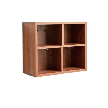 Vale Crossing Wall-Mounted Entryway Organizer Shelf - Terracotta