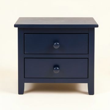 Rowan Dell Nightstand - Navy (synthetic illustration; no displayed measurements)
