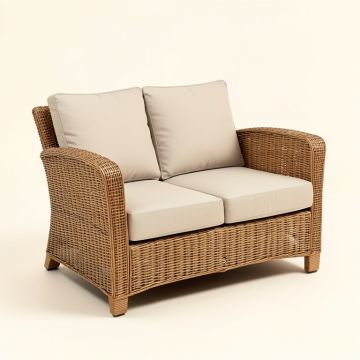 Hagler Loveseat With Cushions (synthetic illustration; no displayed measurements)