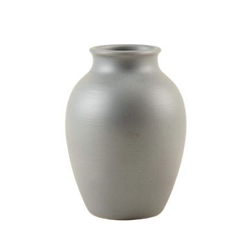 Reed Arc Empty Decorative Vase - Gray