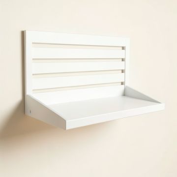 Flint Dell Wall-Mounted Entryway Organizer Shelf - White (synthetic illustration; no displayed measurements)
