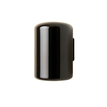 Maple Brook Wall Sconce Mounted On A Plain Wall - Black