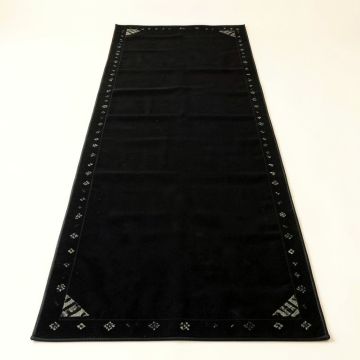 Ridge Canyon Narrow Runner Rug - Black (synthetic illustration; no displayed measurements)