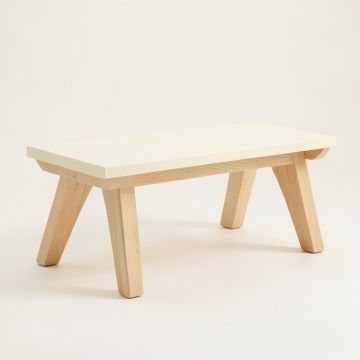 Briar Bend Indoor Bench - Cream (synthetic illustration; no displayed measurements)