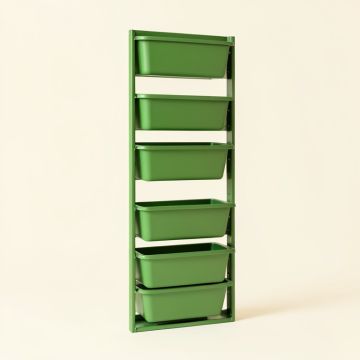 Maple Branch Empty Vertical Garden Frame - Green (synthetic illustration; no displayed measurements)