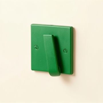 Juniper Bridge Wall-Mounted Robe Hook - Green (synthetic illustration; no displayed measurements)