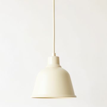 Dawn Bridge Pendant Light Suspended From One Plain Cable - Cream (synthetic illustration; no displayed measurements)