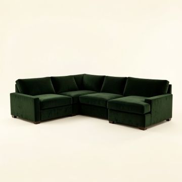 Macaluso 147.5 '' Wide Velvet Symmetrical Modular Sectional (synthetic illustration; no displayed measurements)