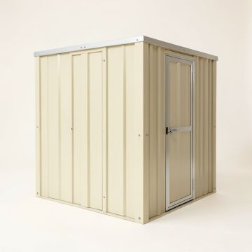 Yardsaver 4 Ft. W X 10 Ft. D Metal Lean-To Storage Shed (synthetic illustration; no displayed measurements)