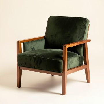 Straus 27.6 '' Wide Velvet Side Chair (synthetic illustration; no displayed measurements)