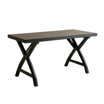 Fern Branch Empty Workshop Workbench - Black