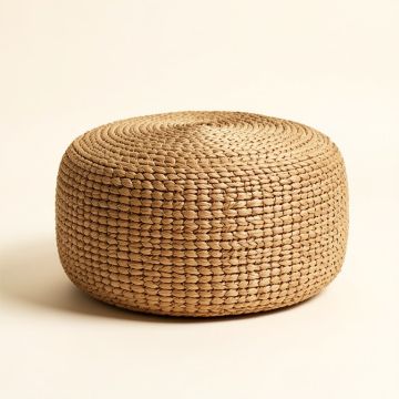 Wetumka Woven Pouf (synthetic illustration; no displayed measurements)