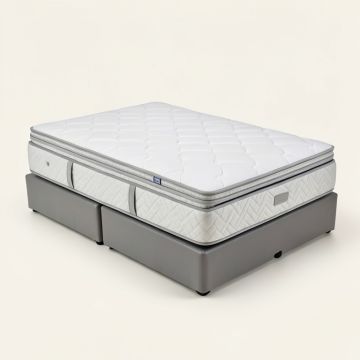 Serta 7 '' Firm Innerspring Mattress And Box Spring Set (synthetic illustration; no displayed measurements)