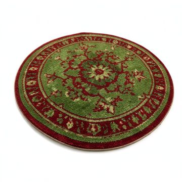 Hartland Abc Barnyard Power Loomed Green/Red Area Rug (synthetic illustration; no displayed measurements)