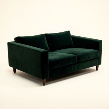 Bailey 79.5 '' Velvet Recessed Arm Sofa (synthetic illustration; no displayed measurements)