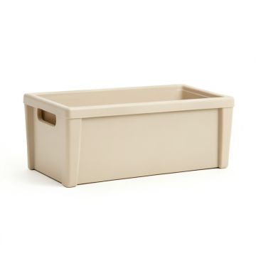 Elm Dell Narrow Outdoor Storage Bench - Beige (synthetic illustration; no displayed measurements)