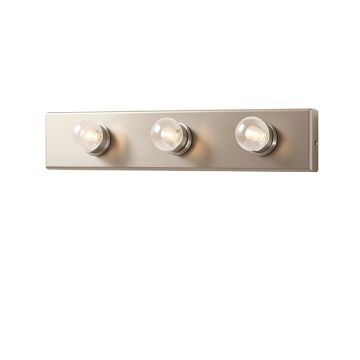 3 - Light Dimmable Brushed Vanity Light