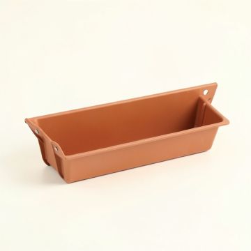 Lake Arc Empty Railing Planter With Integral Brackets (synthetic illustration; no displayed measurements)