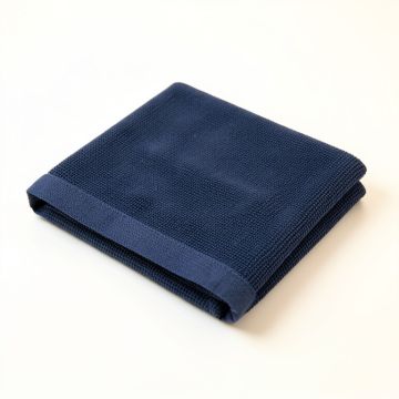 Sage Arc Bath Towel - Navy (synthetic illustration; no displayed measurements)