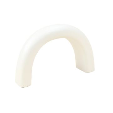 Spruce Arc Cabinet Handle Without Packaging - White