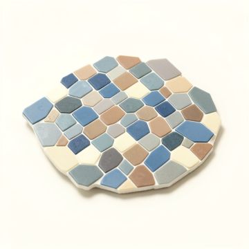 Vintage 9 '' X 9 '' Gel Peel & Stick Mosaic Tile (synthetic illustration; no displayed measurements)