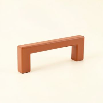 Flint Brook Cabinet Handle Without Packaging - Terracotta (synthetic illustration; no displayed measurements)