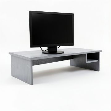 Juniper Bluff Desktop Monitor Riser - Gray (synthetic illustration; no displayed measurements)