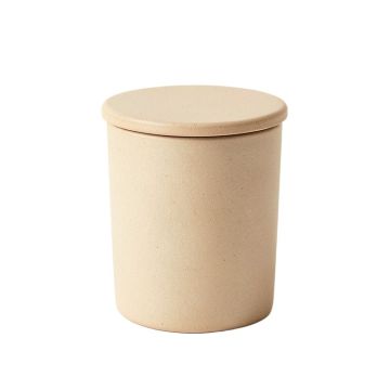 Heath Bridge Storage Canister With Lid - Beige
